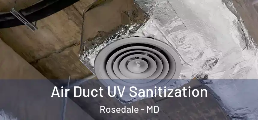  Air Duct UV Sanitization Rosedale - MD