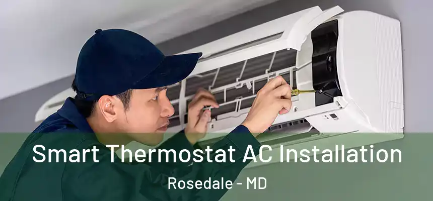 Smart Thermostat AC Installation Rosedale - MD