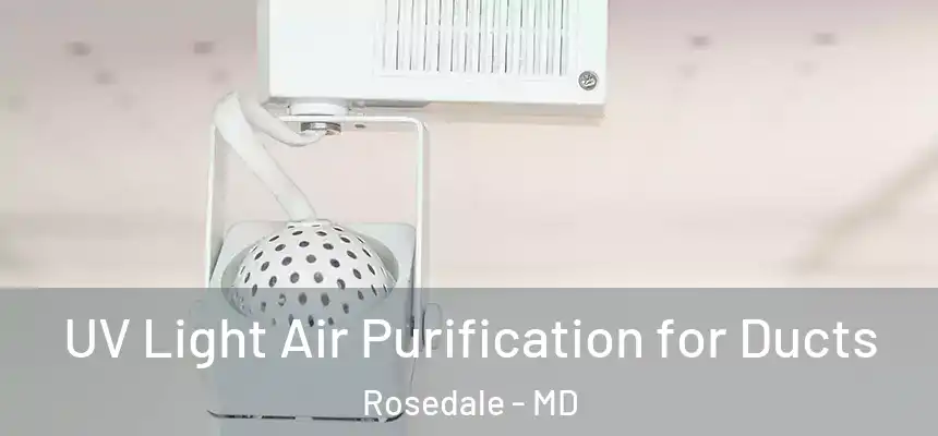 UV Light Air Purification for Ducts Rosedale - MD